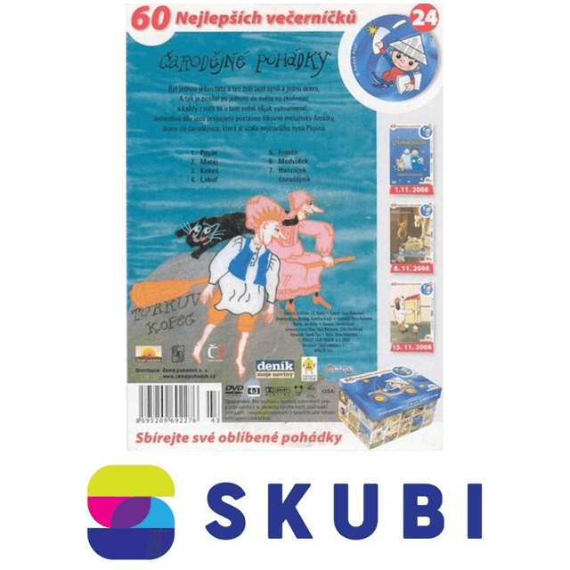 DVD - VEČERNÍČKY ČARODĚJNÉ POHÁDKY