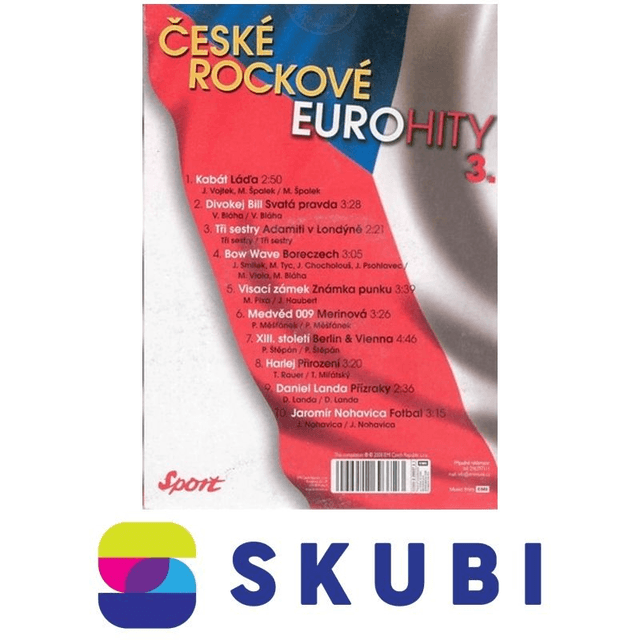 CD ČESKÉ ROCKOVÉ EUROHITY 3.
