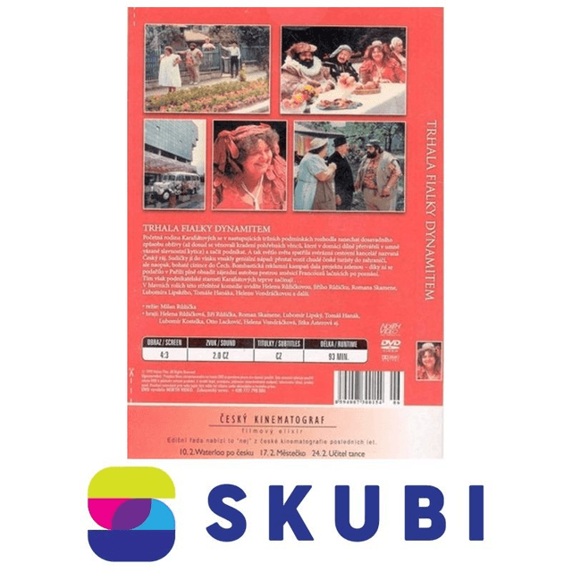 DVD TRHALA FIALKY DYNAMITEM - ZTŘEŠTĚNÁ KOMEDIE O NETRADIČNÍM PODNIKÁNÍ