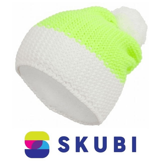 Polar Fashion W264A - Teplá neonová zimní čepice pletená módní a pohodlná 