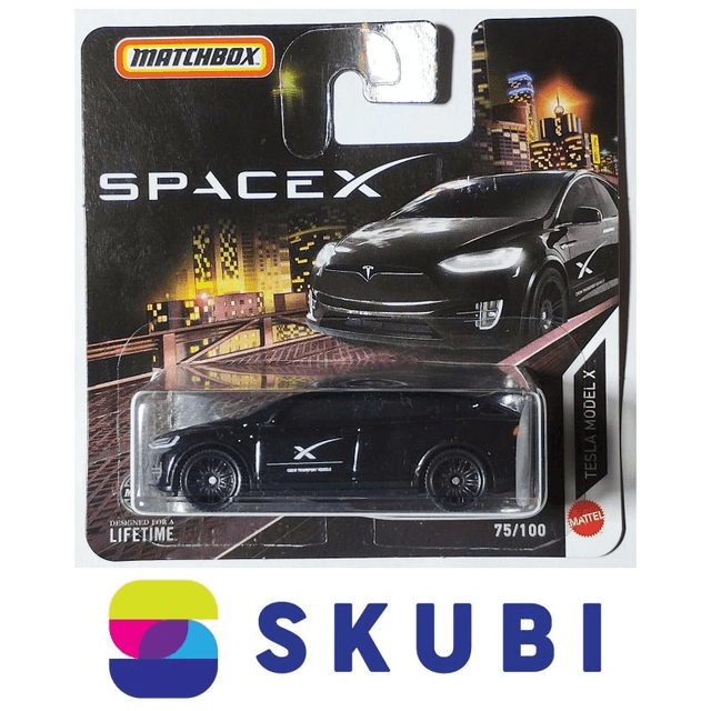 Tesla Model X SpaceX - MATCHBOX 75/100