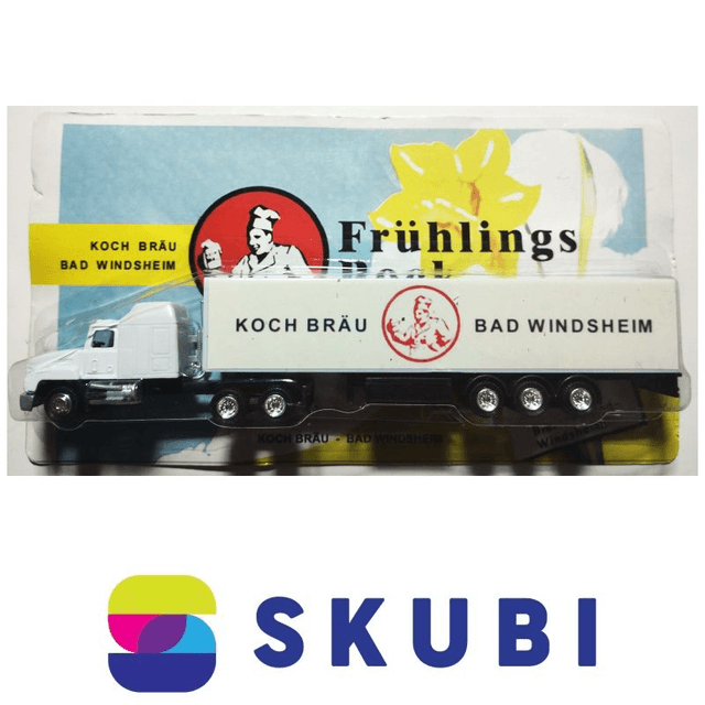 Reklamní kamion US s návěsem Koch Bräu Bad Windsheim - model 1:87 H0