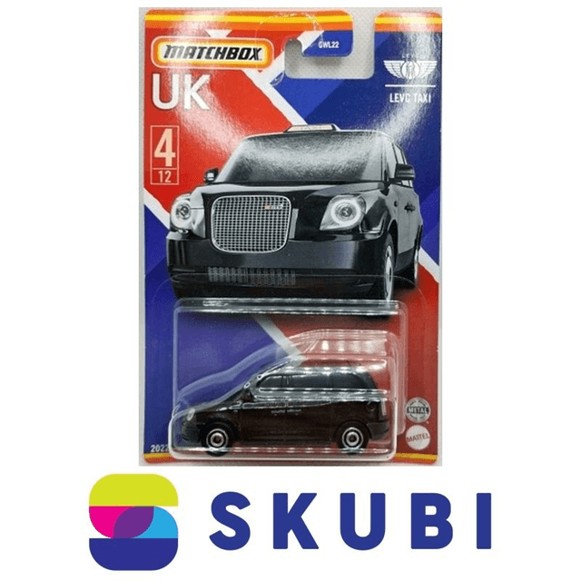 LEVC TAXI - UK 4/12 - MATCHBOX