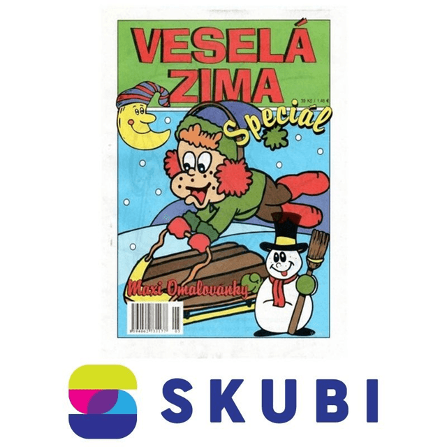 Maxi omalovánky Veselá zima Speciál 