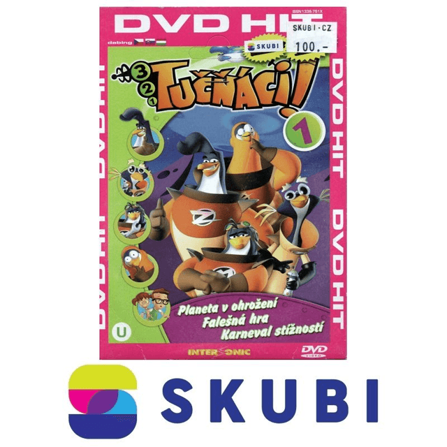 DVD Tučňáci! 1 - česky, slovensky, maďarsky, anglicky