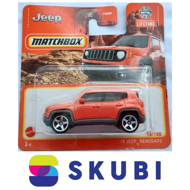 2019 JEEP RENEGADE - MATCHBOX 16/100