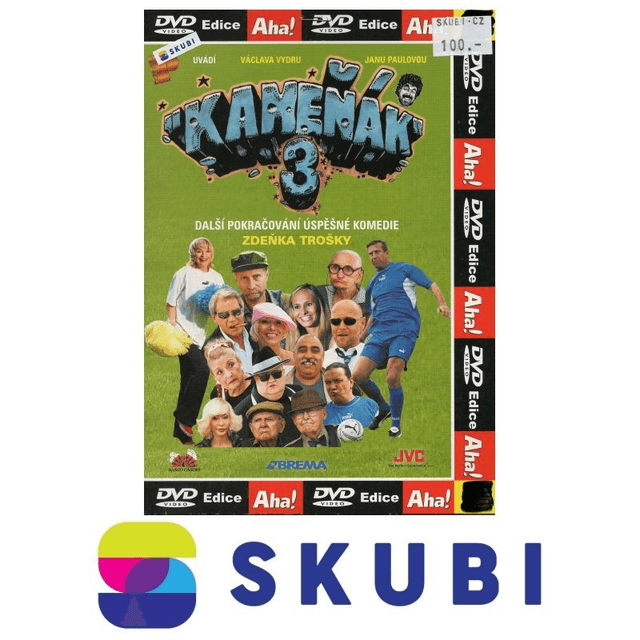 DVD Kameňák 3 - další pokračování úspěšné komedie Zdeňka Trošky - česky