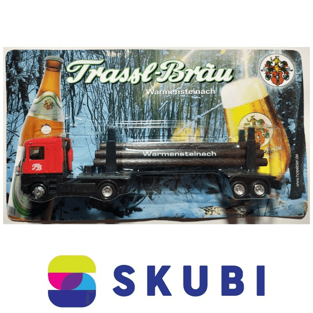 Reklamní kamion Renault - Frassl-Bräu Warmensteinach - transport dřeva - model 1:87 H0
