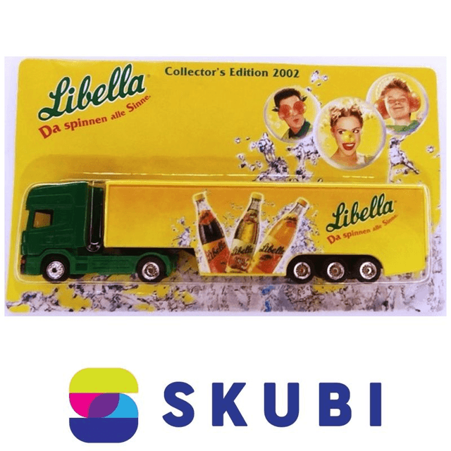 Reklamní kamion s návěsem Scania - Libella - Da spinnen alle Sinne - model 1:87 H0