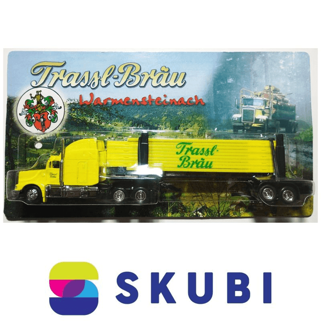 Reklamní kamion US s návěsem - skládací metr - Trassl-Bräu Warmensteinach - model 1:87 H0