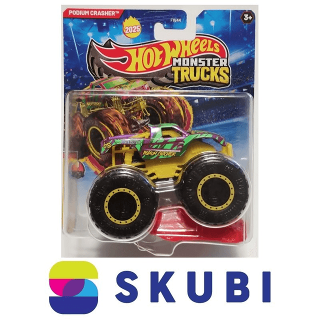 Podium Crasher 2025 Hot Wheels Monster Trucks Freestyle Wreckers 4/12
