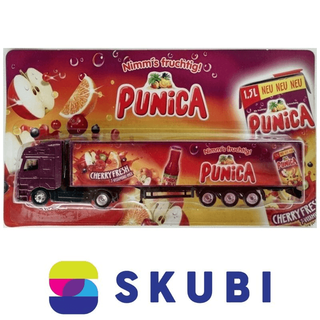 Reklamní kamion s návěsem Mercedes Actros - PUNICA - model 1:87 H0