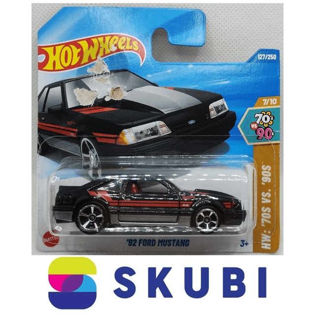 1992 Ford Mustang - Hot Wheels 127/250 - HW: ´70S VS. ´90S 7/10