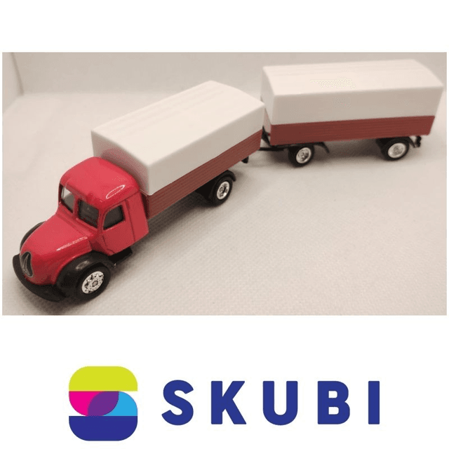 Kamion Magirus S7500 s vlečkou - model 1:87 H0