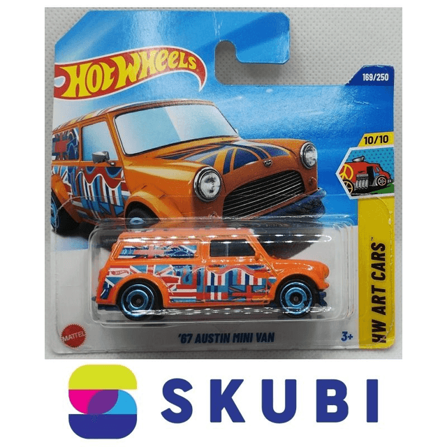 1967 Austin Mini Van - Hot Wheels 169/250 - HW Art Cars 10/10
