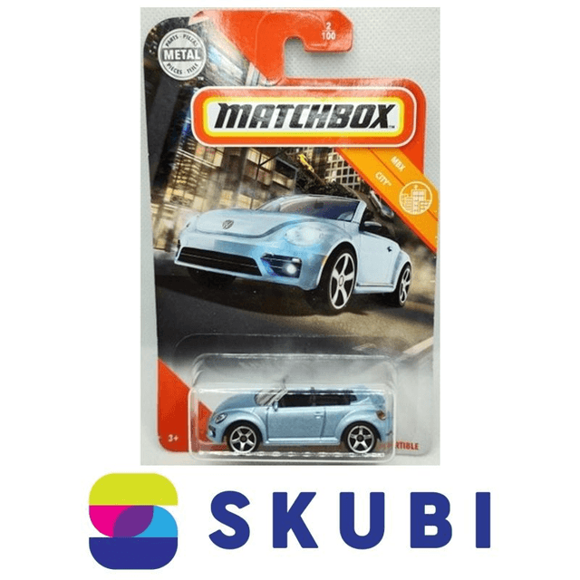 VOLKSWAGEN THE BEETLE CONVERTIBLE - MBX CITY - MATCHBOX 2/100