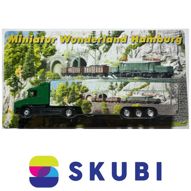 Reklamní kamion s návěsem Scania - Miniatur Wunderland Hamburg - model 1:87 H0