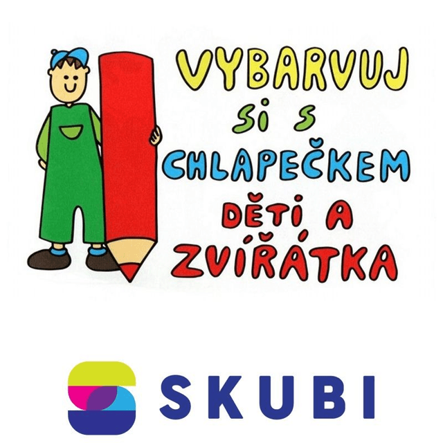 Omalovánky Vybarvuj si s chlapečkem: Děti a zvířátka