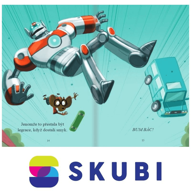 Kniha Nejmocnější robot Rickyho Ricotty vs. mechanické opice z Marsu - Dav Pilkey