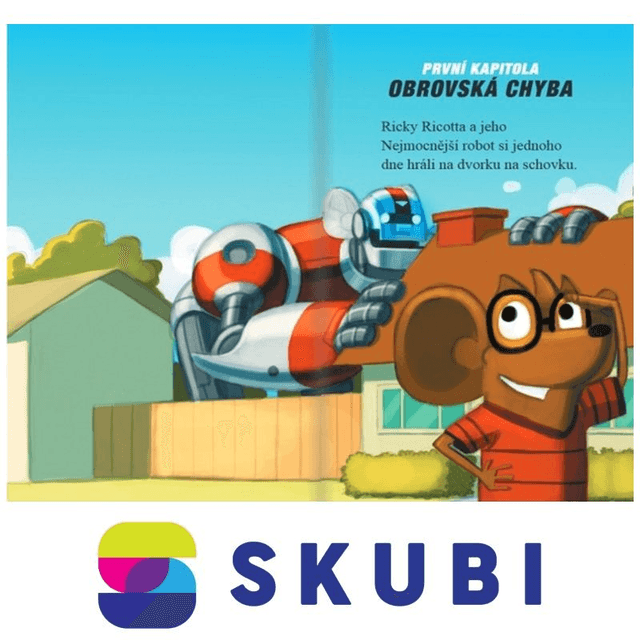 Kniha Nejmocnější robot Rickyho Ricotty vs. mechanické opice z Marsu - Dav Pilkey